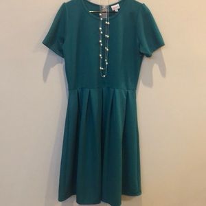 LULAROE teal Amelia dress